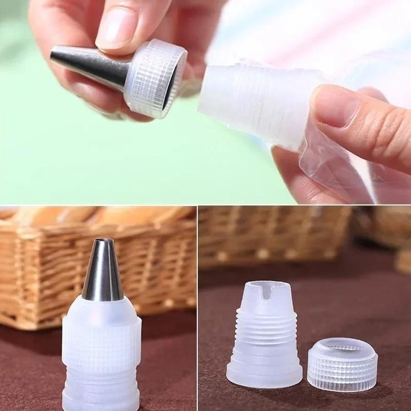 

Hot sell 10Pcs Pastry Tool Small Decorating Nozzle Cake Decoration Converter Coupler Cake Tool Converter Icing Pipe Nozzle Tips