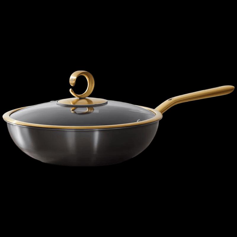 San Tou Ying Chef s Pure Titanium Non-Stick Frying Wok