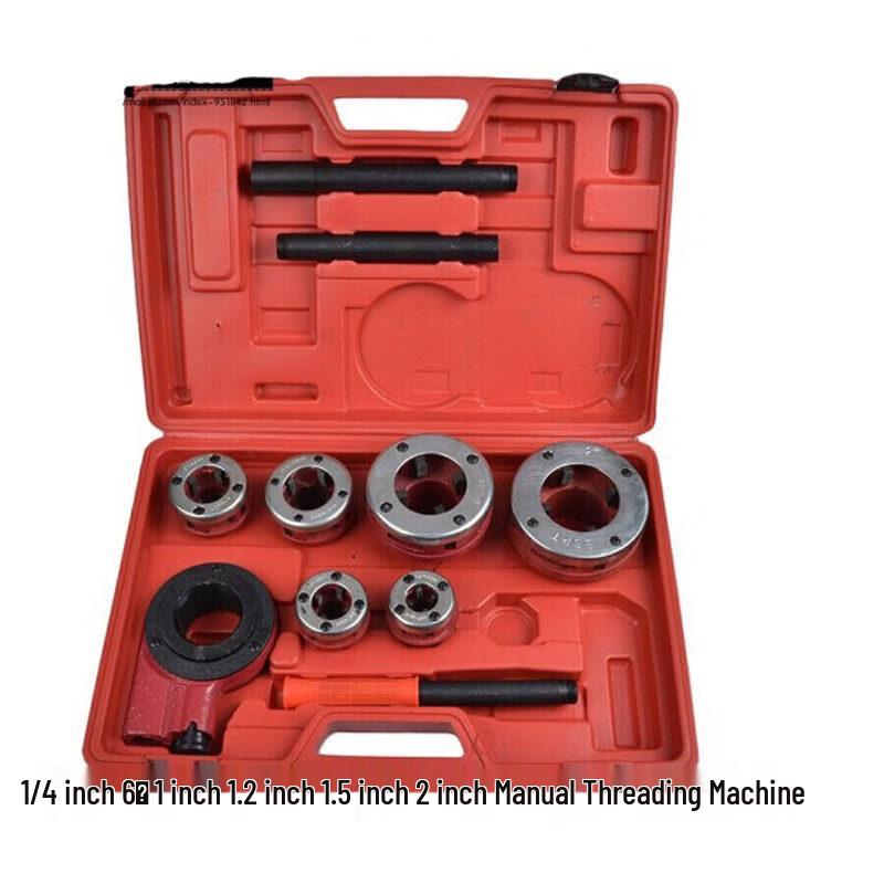 Jiashuer Handheld Manual Pipe Threading Machine CN Plug (adapter Included)
