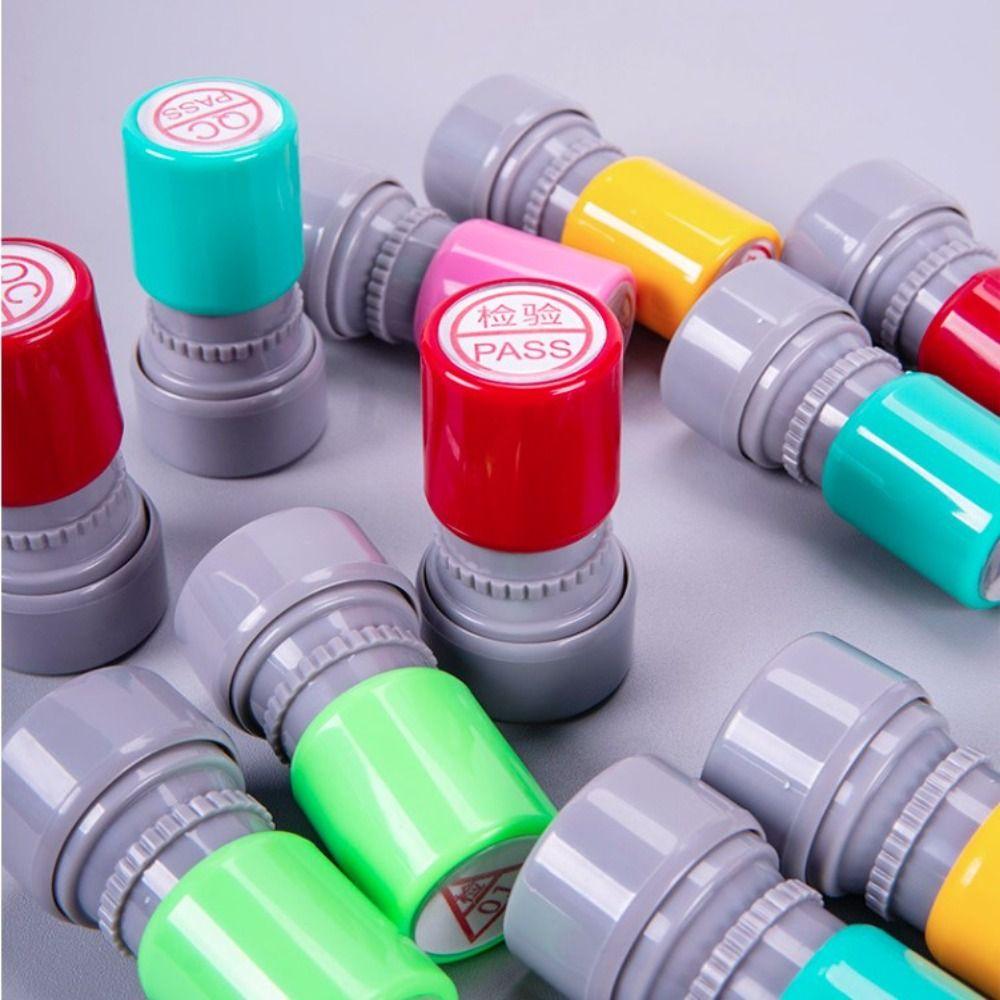 Time-saving Quality PASS Stamp Self-Inking Quality Inspection Stamp QA QC Inspect Stamp Warehouse