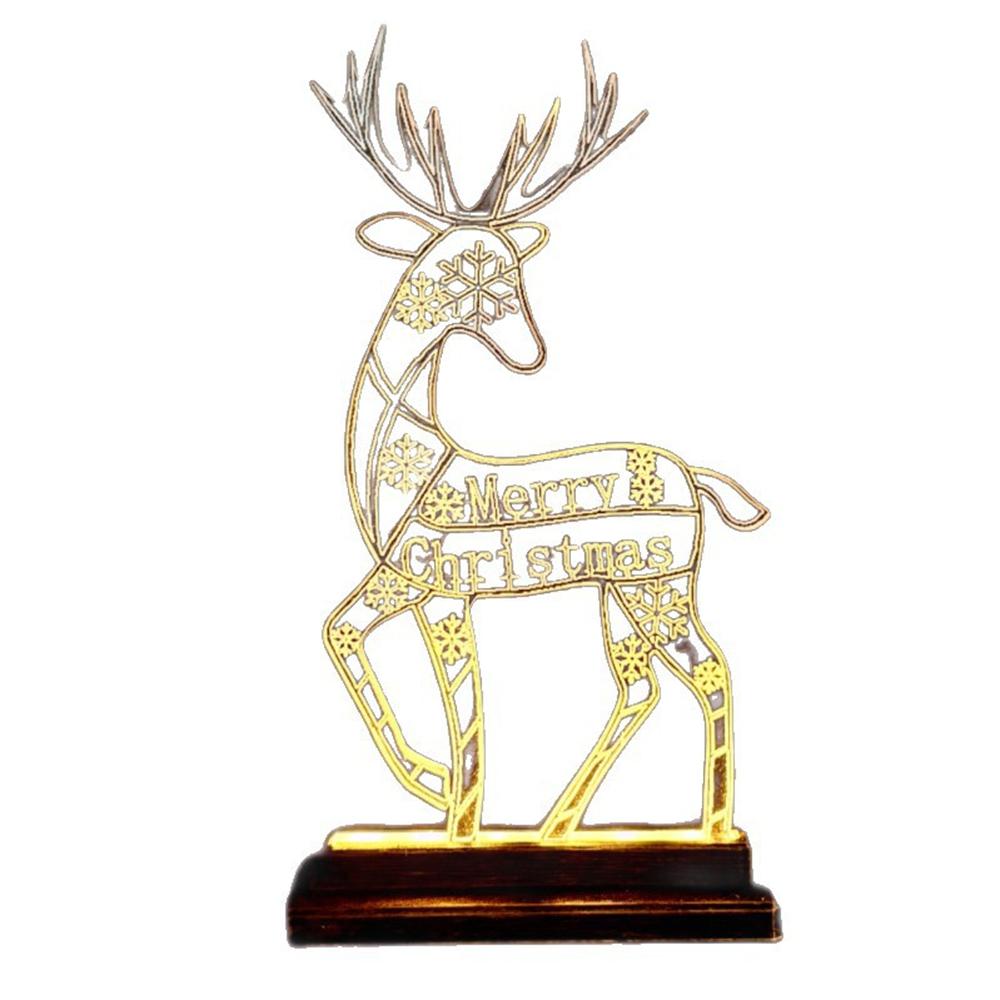 Led Reindeer Statues Outdoor Christmas Reindeer Family Decoration Set with Warm Light 2d Standing Deer for Holiday for Indoor