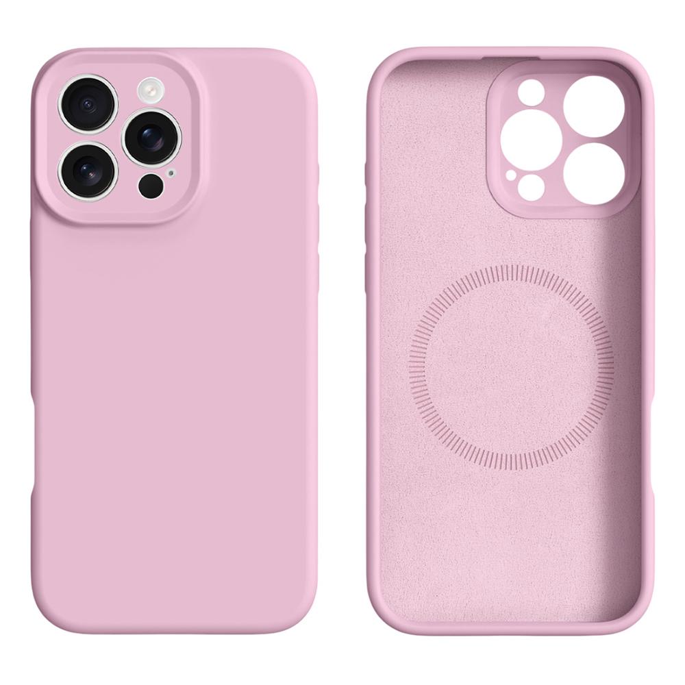 For iPhone 16 Pro Max Case Compatible with MagSafe Precise Cutouts Liquid Silicone Protective Back Cover