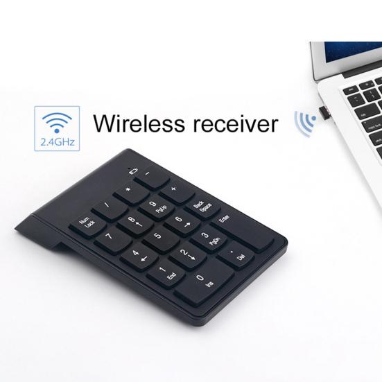 Mini 2.4G Wireless Keys Keyboard Numeric Wired 18 Keypad Numpad for PC Laptop