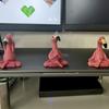 3Pcs Flamingo Decorative Figures Miniature Garden Decoration Outdoor  Whimsical Pink Flamingo Fairy Garden Lawn Statues