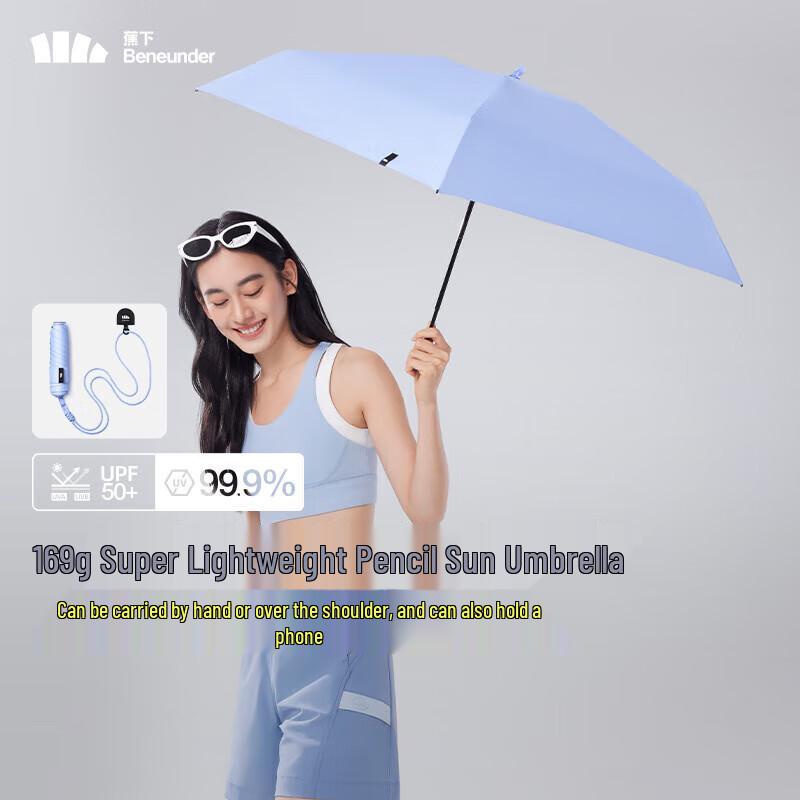 Jiaoxia 5-Fold Mini UV Protection Dual-Use Umbrella
