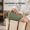 Partitioned Makeup Bag Large Capacity Multicolor Lightweight Travel Cosmetic Storage Pouch for Students Teen Girls