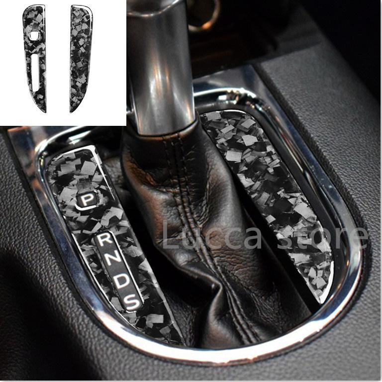 Carbon Fiber For Ford Mustang 15-20 CD Air Conditioning Control Panel Gear Panel Air Panel car Sticker cover Car