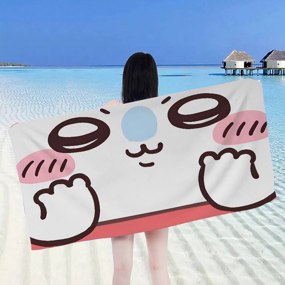 Cartoon M-Momonga Anime Beach Swimming Towel Soft Absorbent Washcloth Children's Gifts For Kids Travel Camping Gym