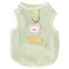 Pet Spring/Summer Cute INS Hollow Breathable Bear Patch Traction Tank Top Dog Teddy Pet Cat Clothing Cooling Vest for Dog