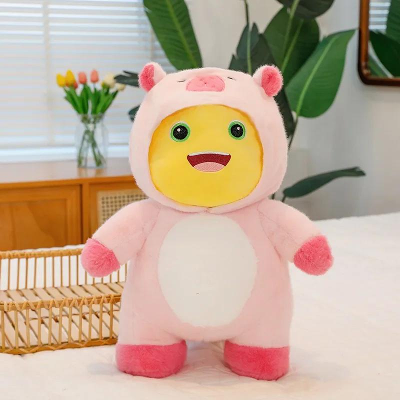 30/40/50 Kawaii Milchdrache verwandelt sich in einen glattlosen Schweinswal Plüschtier Cartoon Anime Milchdrache gibt Mädchen Geburtstagsgeschenke 30cm