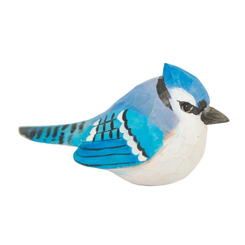 Ornaments Nordic-style Wooden Carvings Animals Birds Crafts Interior statue Cute Home Decorations Office Desktop Accessories