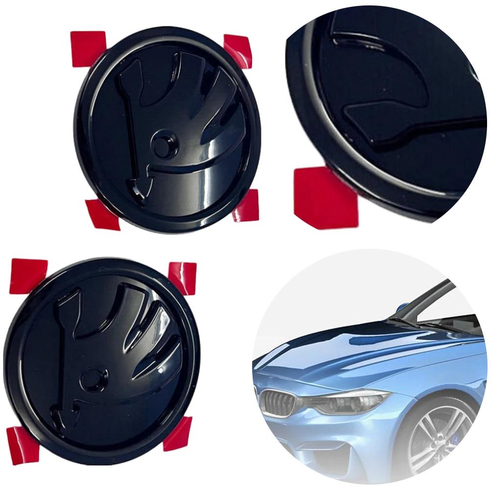 

2025 New 2Pcs Front And Rear Trunk Emblem Badge 32D853621A 90MM+90MM Emblem Logo for Skoda Superb Octavia