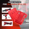 20Pcs Wall Mount Tool & Battery Holder with Screw Drill Tool Hanger Battery Mount Dock Rack for Milwaukee M18 18V Tool & Battery