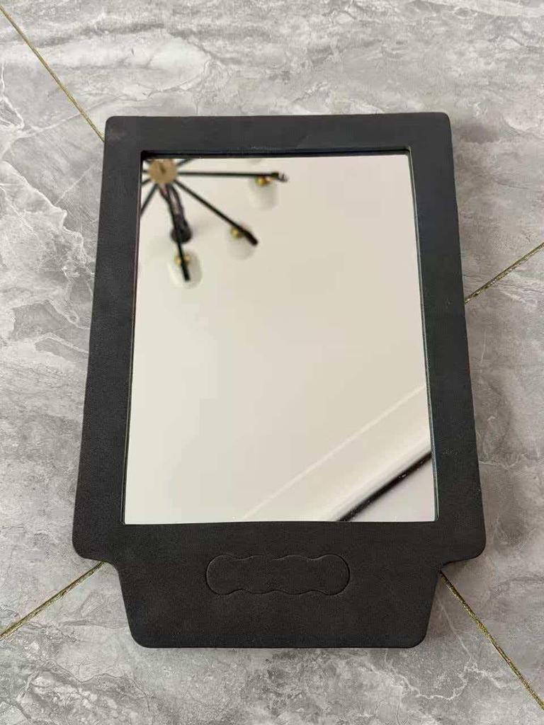 Barbershop Handheld Square Back Mirror for Salon Haircuts