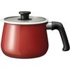 Wahei Freiz Multi-Purpose Enamel Multi-Pot, Rooibos Red, 2.2L, Refrigerator Storage, Induction/Gas Compatible, Rinto MB-2612