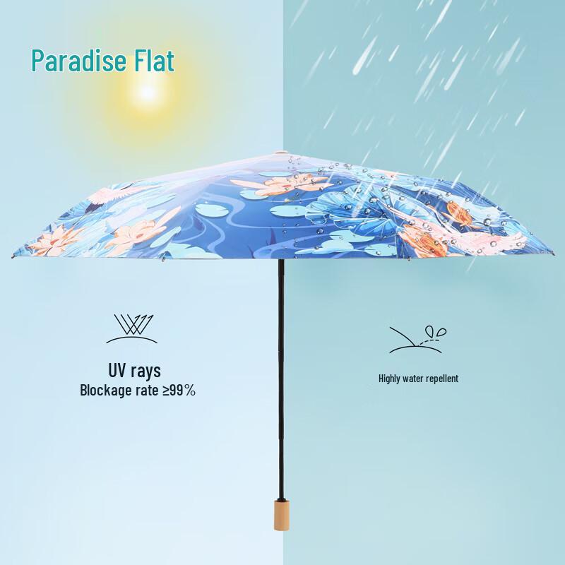 Heaven Umbrella Double-layer Portable Sun & Rain Folding Umbrella