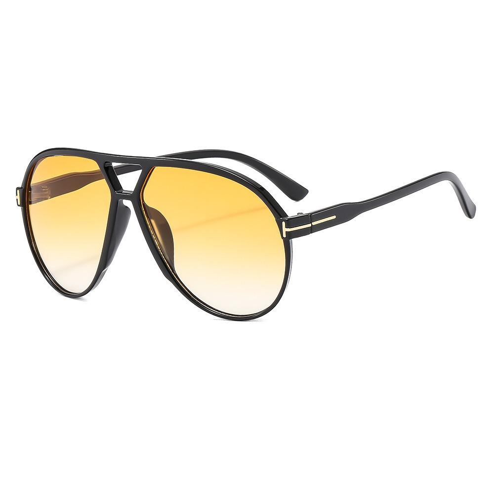 Men's Retro Double-Beam UV Protection Sunglasses for Outdoor and Driving