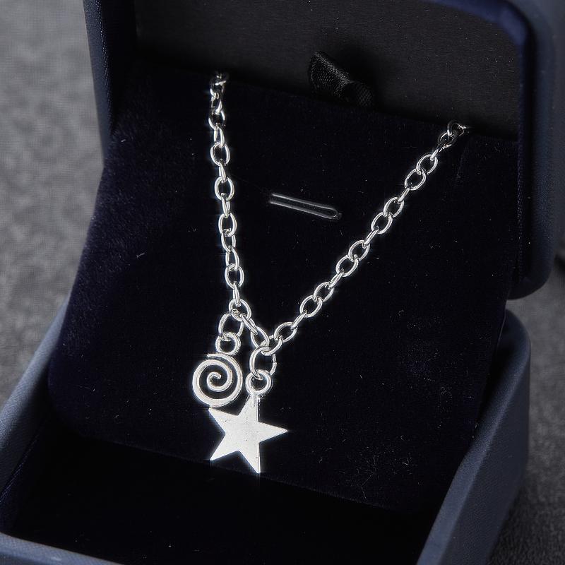 

Ретро Европейское и Американское Ожерелье с Подвеской в виде Звезды и Спирального Символа, Женское Мужское, Богемная Мода, Хип-Хоп, Y2K, Вечеринка, Циркон, Подарок