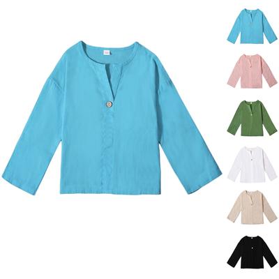 Children's Fashion Casual V-Neck Cardigan Top