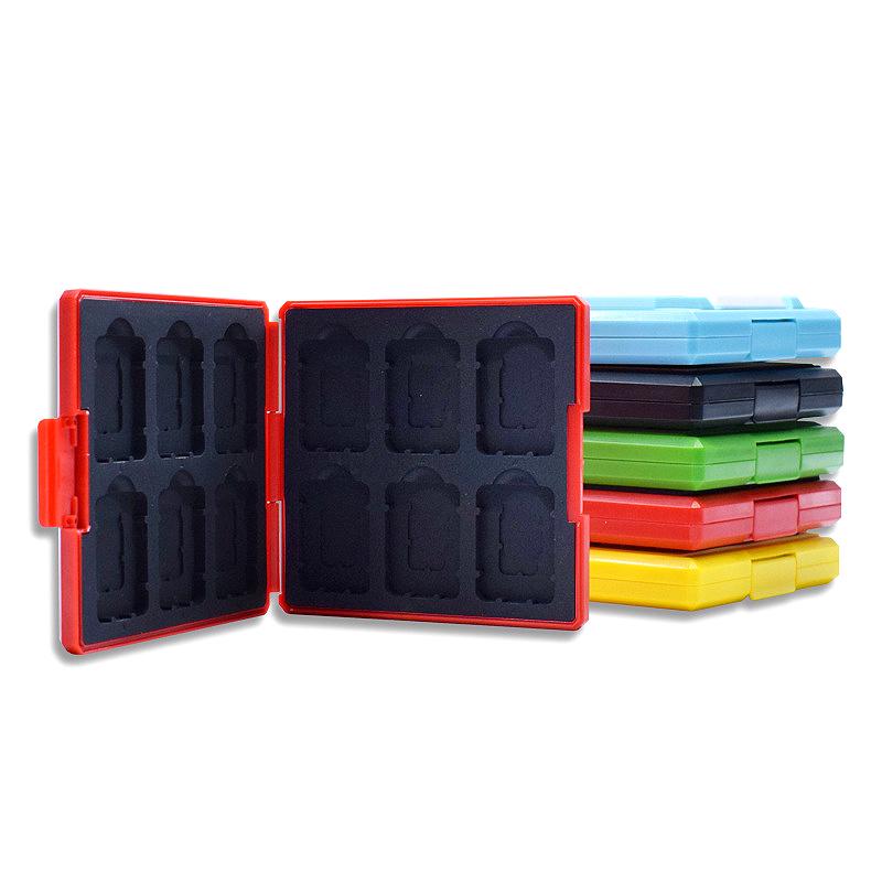 Portable Game Cards Case Shockproof Hard Shell Storage Box For Nintendo