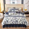 Light luxury high-end thickened milk fleece four-piece set, winter warm quilt cover, double-sided coral fleece anti-static three-piece set