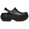 Crocs Thick Sole Slip-On Clogs Women Footwear Black 210062-001