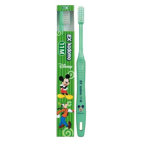 

Lion EX Kodomo Disney Toothbrush, 11M (for late mixed dentition), 4-pack [Assorted colors (random)]