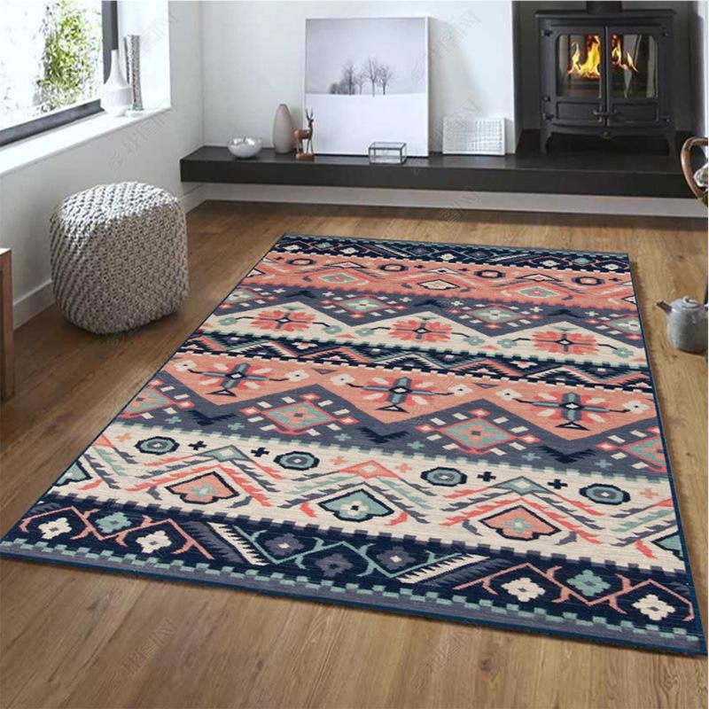 Nordic Ethnic Style Carpet Wholesale Bedroom Sofa Tea Table Tatami Bohemian Home Living Room Carpet Floor Mat