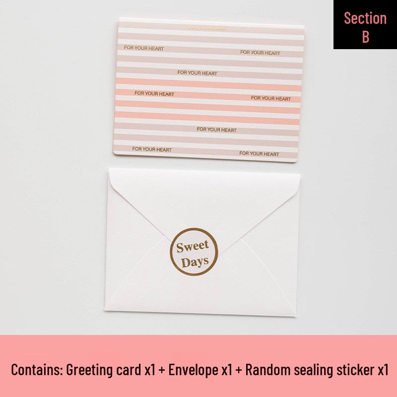 Creative Japanese-Korean New Year & Birthday DIY Greeting Card