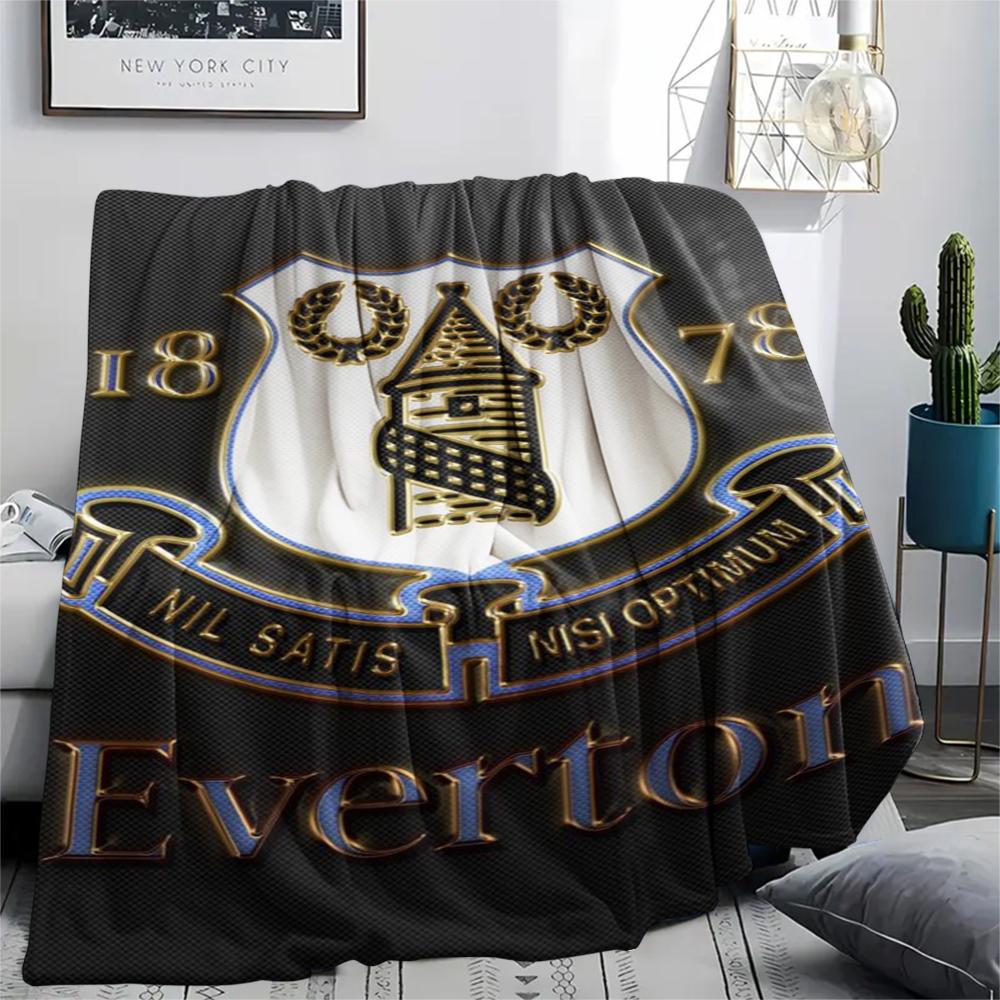 1pc Everton FC Print Flannel Blanket, High Quality Comfortable for All Seasons, Home Decor, Warmth and Comfort, Perfect for Christmas Gifts41