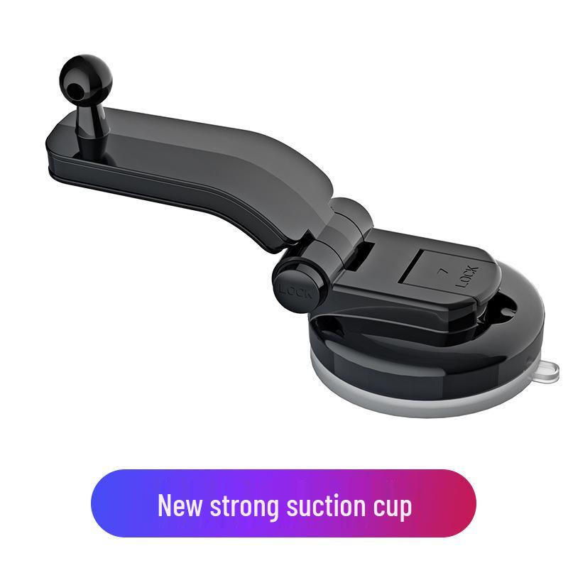Universal Car Phone Holder: Suction Cup, Vent Clip, Adhesive Tripod for Flat Surfaces