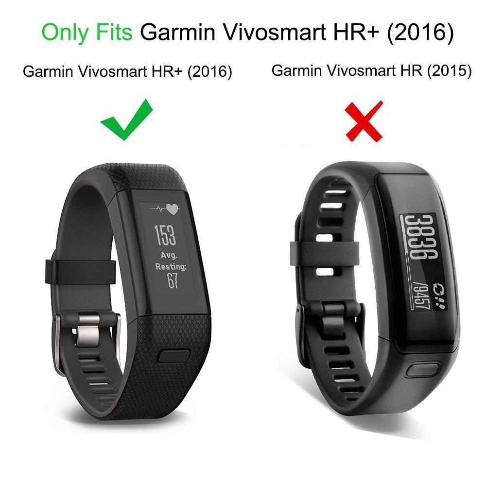 For Garmin Vivosmart HR+ Silicone Strap Band Replacement wristband for Garmin Vivosmart HR+ Activity Tracker