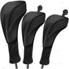 Golf Iron Headcovers 3PCS Golf Club Head Covers Guard Golf Sleeve Club Head Covers Golf Protective Case Golf Accessories