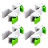 Panel Marking Clamp with Soft Contact Lining and Carbon Steel Components for Cabinet Fitting and Furniture DIY Projects