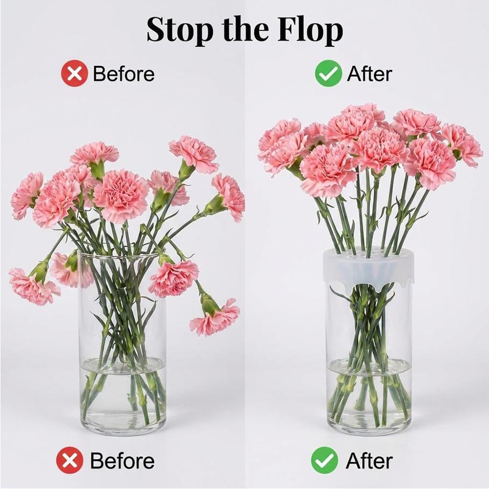 Silicone Flower Arranging Grid Flower Arrangement Holder for DIY Arrangements