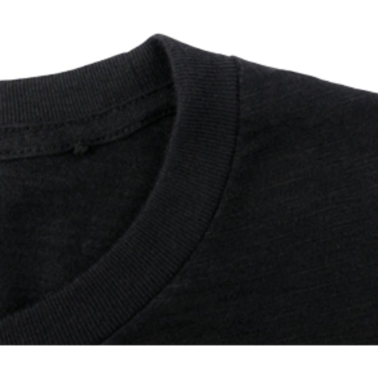 Uniqlo Color Block Printed Crew Neck Short Sleeve T-Shirt Men Tops Black 425630-09