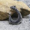Vintage Stainless Steel Viking Anchor Hook Necklace for Men's Fashion Jewelry Viking Necklace Pendant Gift Men Chain