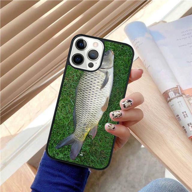 CARP FISHING Soft TPU Coque Shell For iPhone 17 Air 15 16 14 13 12 Pro Max 11 Pro Max Plus Phone Case Cover