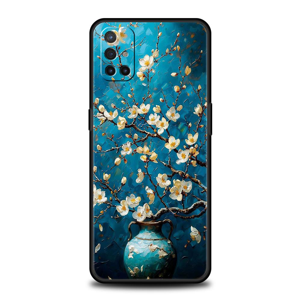 Phone Case For OnePlus 13 12 11 10 9 Pro 9T 13R 12R 10R 9R 9RT 10T 8T 8 Nord 2T CE 2 3 5G N200 N30 Cover Oil Painting Of Flowers