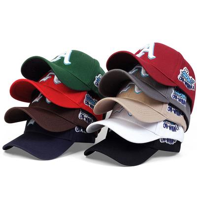 Unisex Gothic Letter A Side Whale Embroidery Baseball Caps Spring and Autumn Outdoor Adjustable Casual Hats Sunscreen Hat