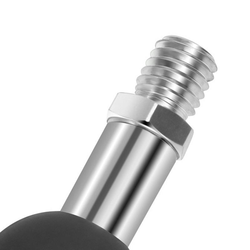 25mm Ball Head Adapter with M8 or M10 Thread Post Motorcycle Handlebar Mount Rearview Mirror Ball Clamp Metal Bracket