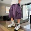 Boys' shorts summer thin 2026 new style big boys' summer clothes boys' casual loose children's workwear five quarter pants