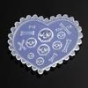 Nail Art Molds Resin Silicone Nail Art Casting Molds 3D Nail Charms Casting Mold