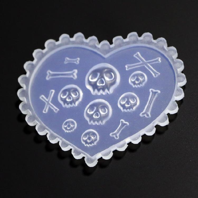 Nail Art Molds Resin Silicone Nail Art Casting Molds 3D Nail Charms Casting Mold