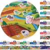 Early Education Sticker Book Develop Concentration With Reusable Stickers Of Animals Dinosaurs And Ocean Scenes
