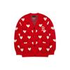 MLB Boston Red Sox Heart Pattern Printed Single-Breasted Sweater Unisex Sweater 3AKCH0224-43RDS