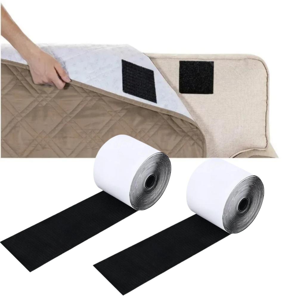 a set 10cm×1m/2m/3meters Strong Self-adhesive Fastener Tape Hook and Loop Back Nylon Sticker Adhesive Tape