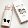 Kitten Thermos Cup: 2026 Stylish Insulated Straw Cup for Students - Cute, Portable, 316 Stainless Steel