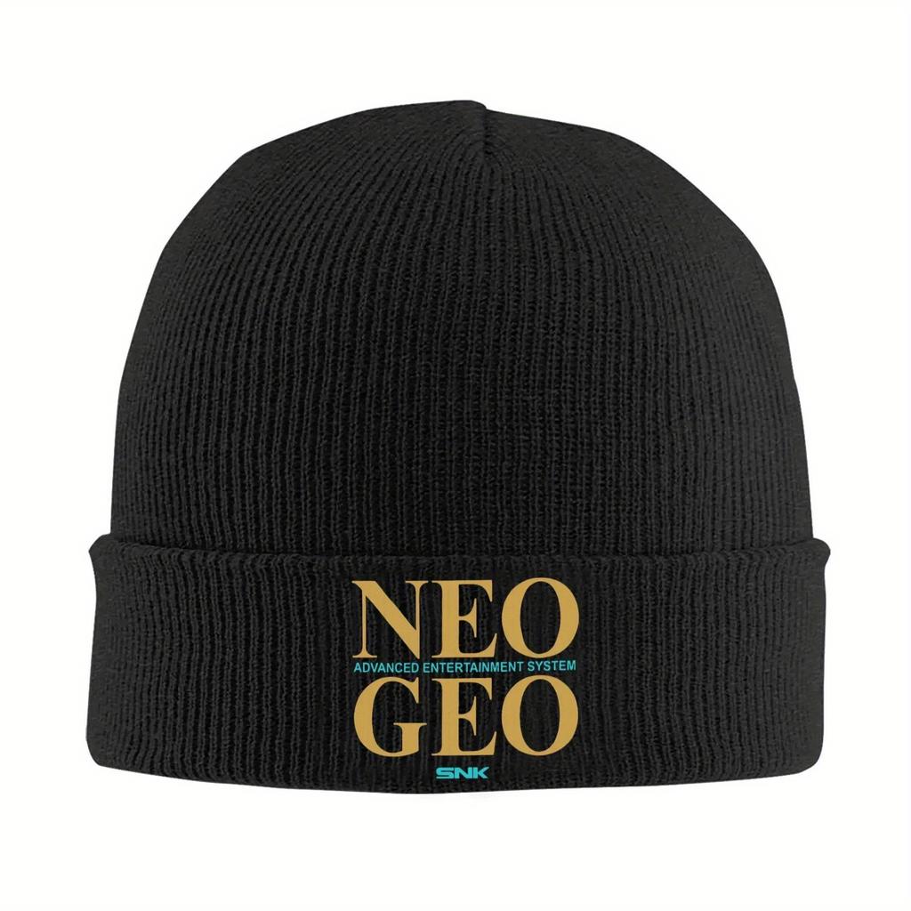 Neo Geo Retro 90s Snk Knitted Hat Beanie Autumn Winter Hat Warm Unisex Color Caps for Men Women Gift