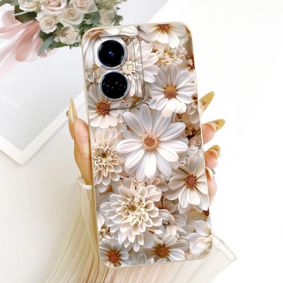 For Tecno Camon 19 Pro 19 Neo Camon19 CH6i CH6i Phone Case Bow Pattern Flower Butterfly Girly Back Cover Silicone Soft Casing